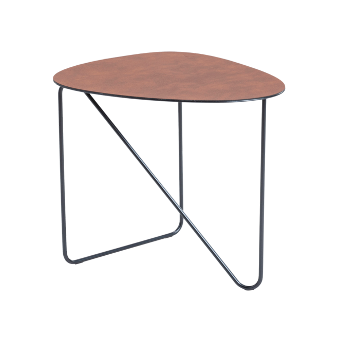 Lind dna curve soffbord läder cognac, bull, l