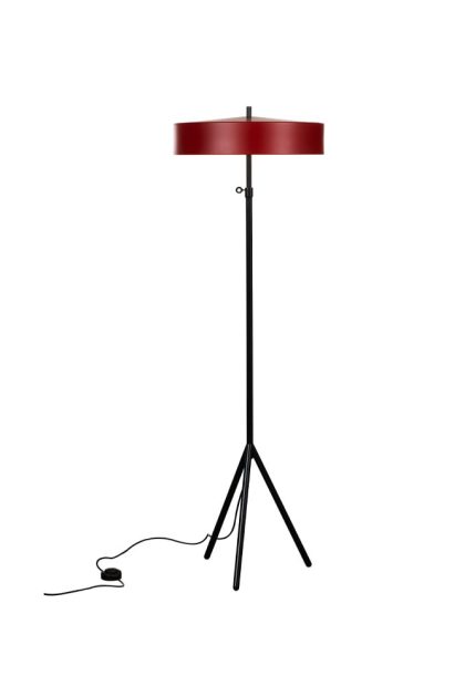 Bsweden cymbal golvlampa röd matt