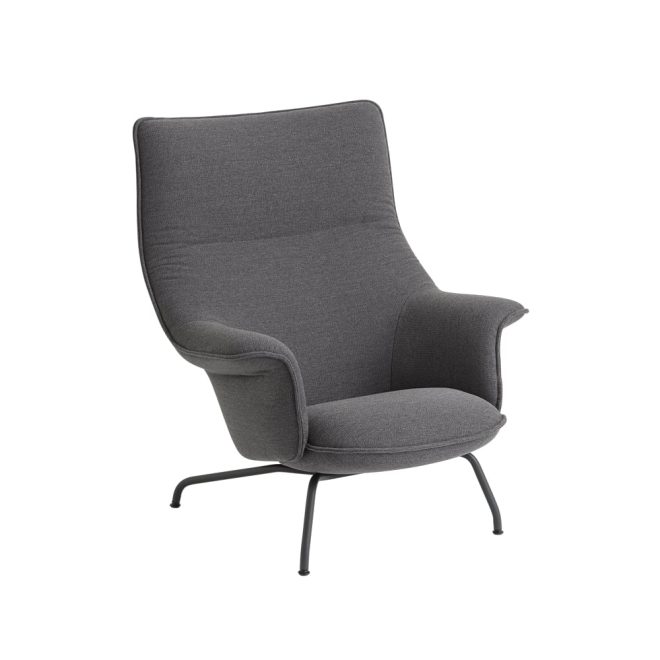 Muuto doze fåtölj ocean 80-anthracite black