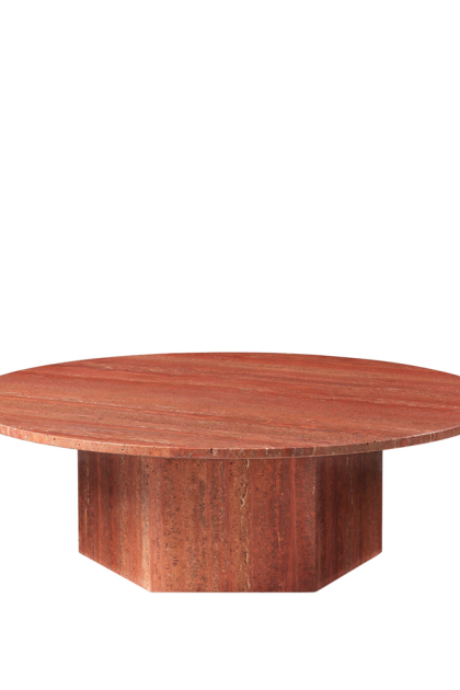 Gubi epic soffbord red, Ø110