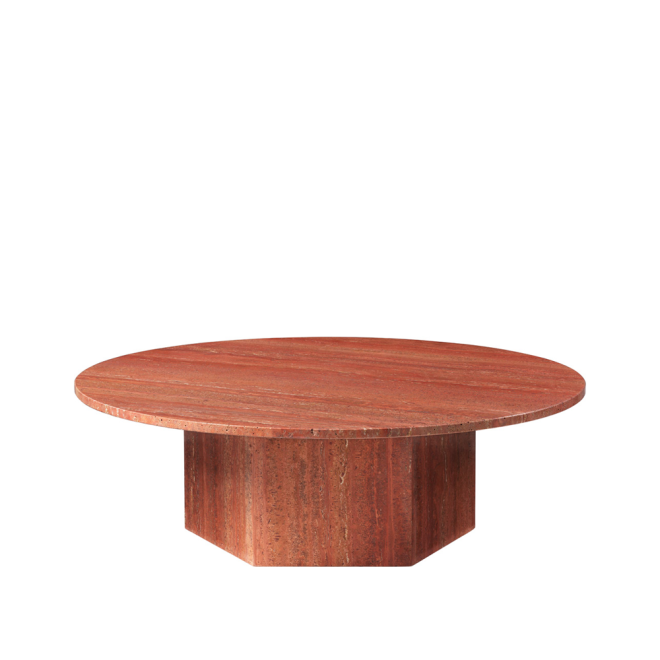 Gubi epic soffbord red, Ø110