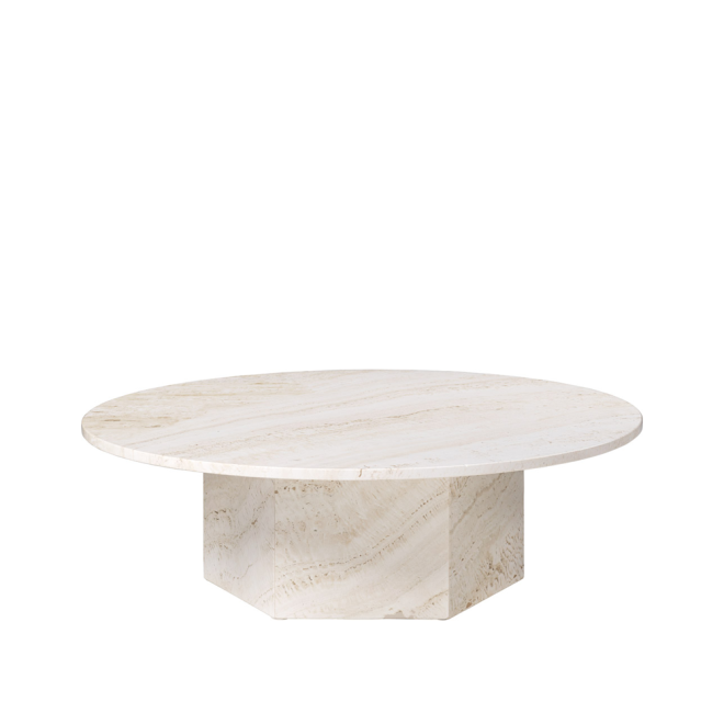 Gubi epic soffbord white, Ø110