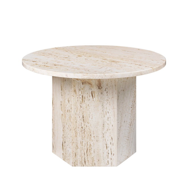 Gubi epic soffbord white, Ø60