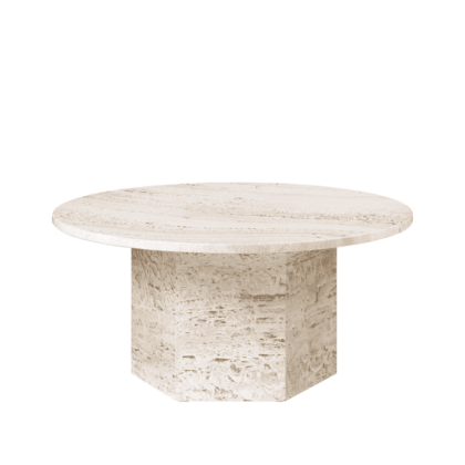 Gubi epic soffbord white, Ø80