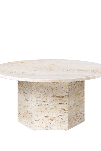 Gubi epic soffbord white, Ø80