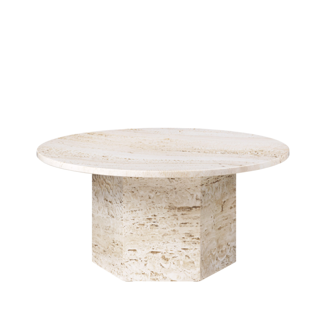 Gubi epic soffbord white, Ø80