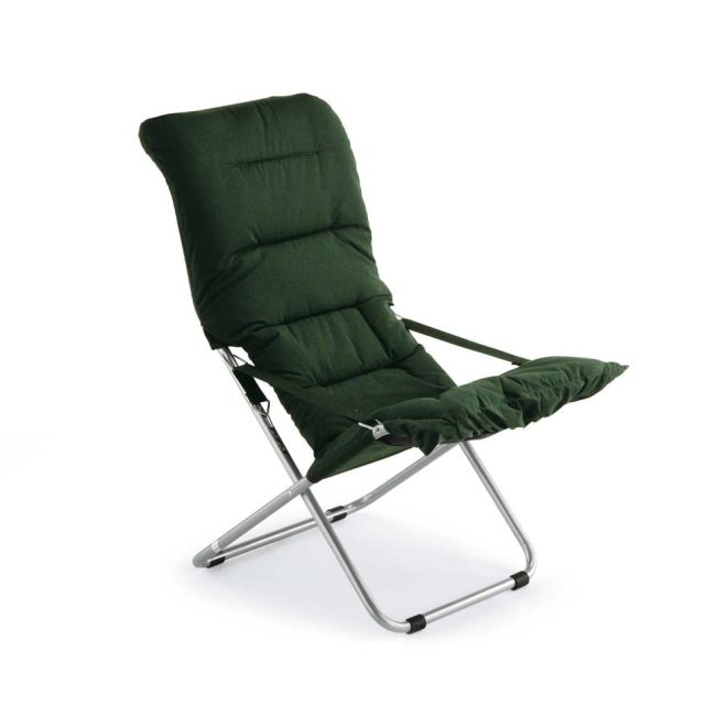 Fiam fiesta soft solstol dark green-aluminium