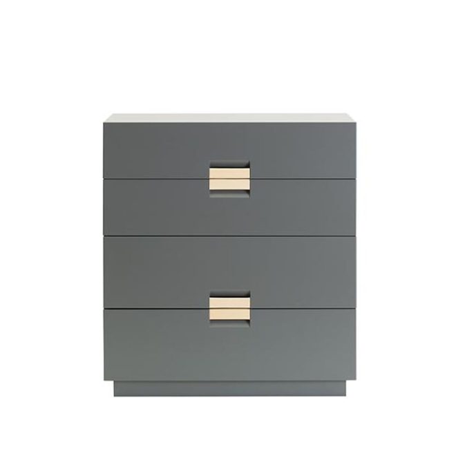 Asplund frame medium byrå storm grey, läder natural