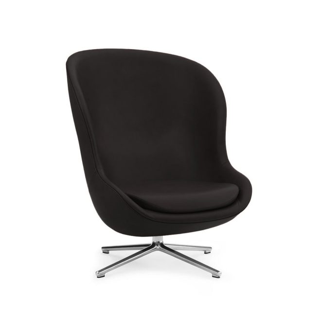 Normann copenhagen hyg fåtölj läder ultra 41580 antracit