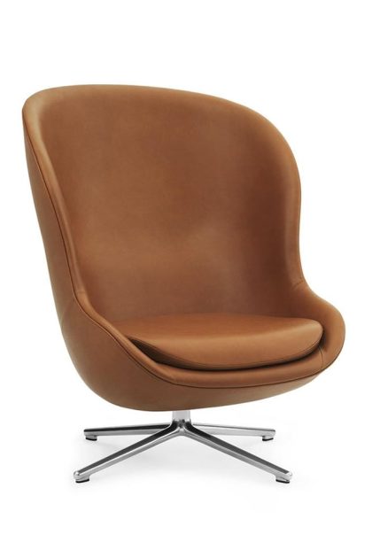 Normann copenhagen hyg fåtölj läder ultra 41574 brandy