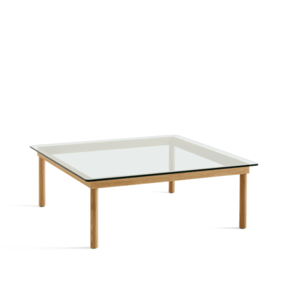Hay kofi soffbord oak-clear glass, 100 cm