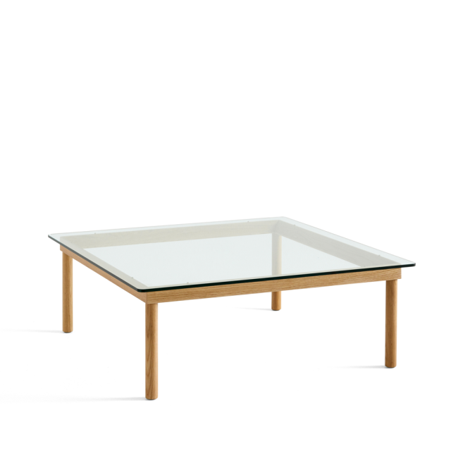 Hay kofi soffbord oak-clear glass, 100 cm