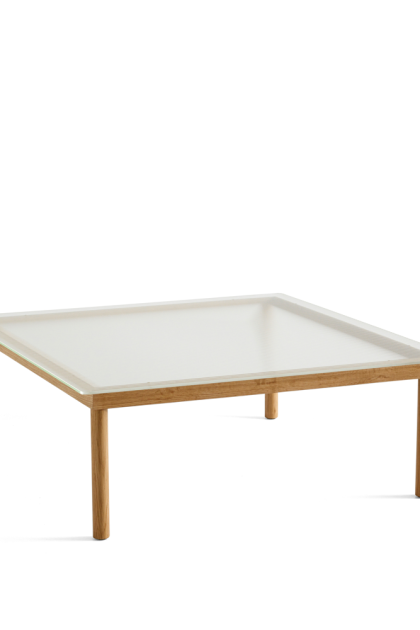 Hay kofi soffbord oak-ribbed glass, 100 cm