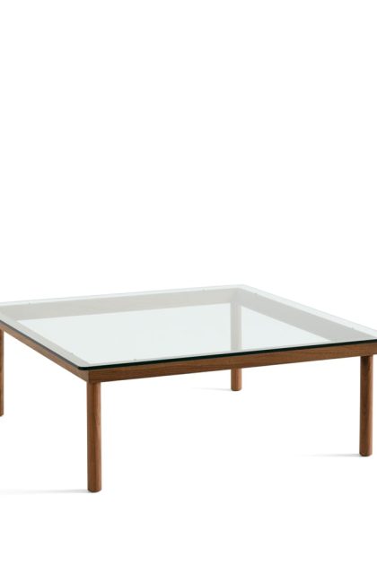 Hay kofi soffbord walnut-clear glass, 100 cm
