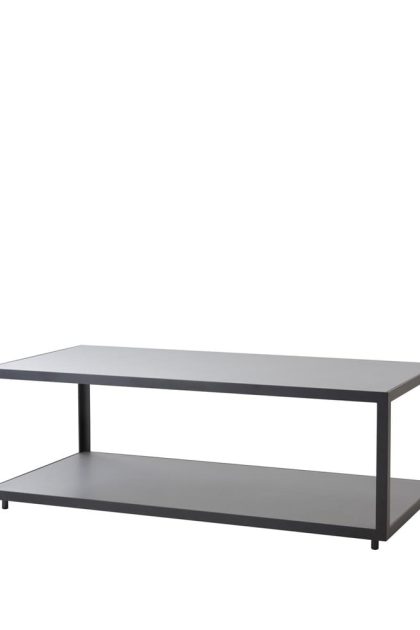 Cane-line level soffbord keramik 62x122 cm light grey-lava grey
