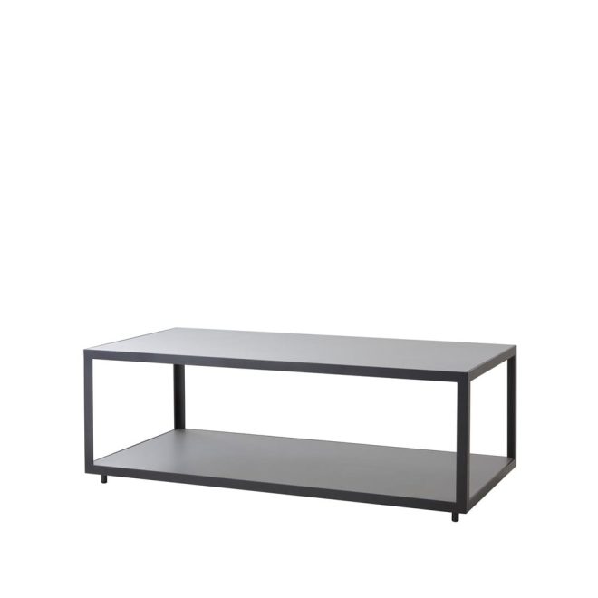 Cane-line level soffbord keramik 62x122 cm light grey-lava grey