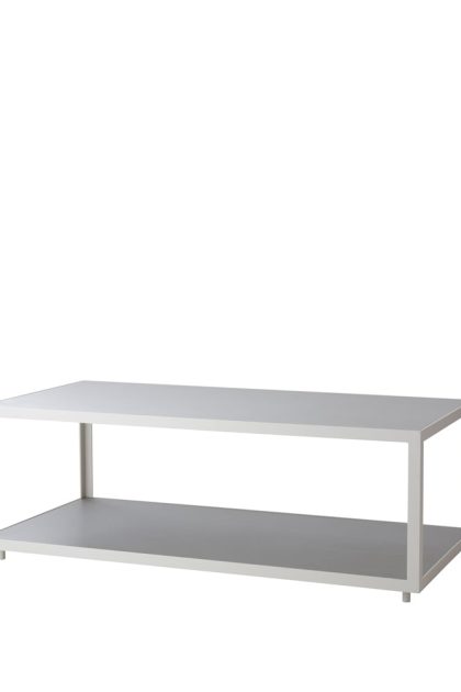 Cane-line level soffbord keramik 62x122 cm light grey-white