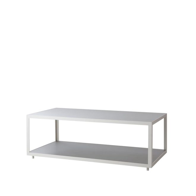 Cane-line level soffbord keramik 62x122 cm light grey-white
