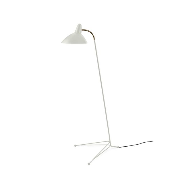 Warm nordic lightsome golvlampa warm white, mässingdetalj