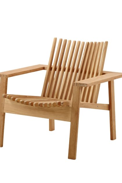Cane-line amaze loungestol teak