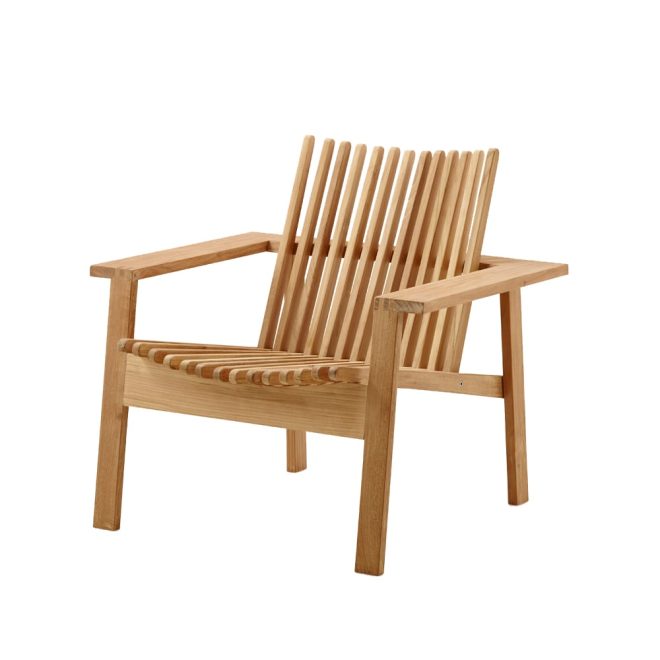 Cane-line amaze loungestol teak