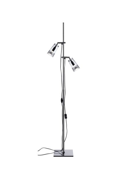 Bsweden manhattan 16 golvlampa glas klar, frostat band
