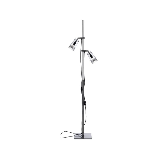 Bsweden manhattan 16 golvlampa glas klar, frostat band
