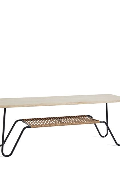 Mavis marcel soffbord ek såpad rustik, 140x50