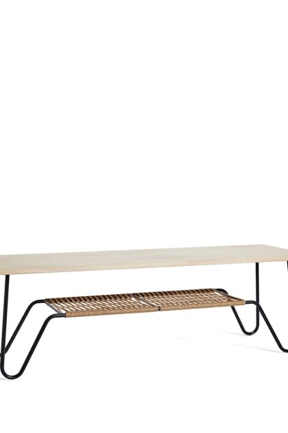 Mavis marcel soffbord ek såpad rustik, 160x50
