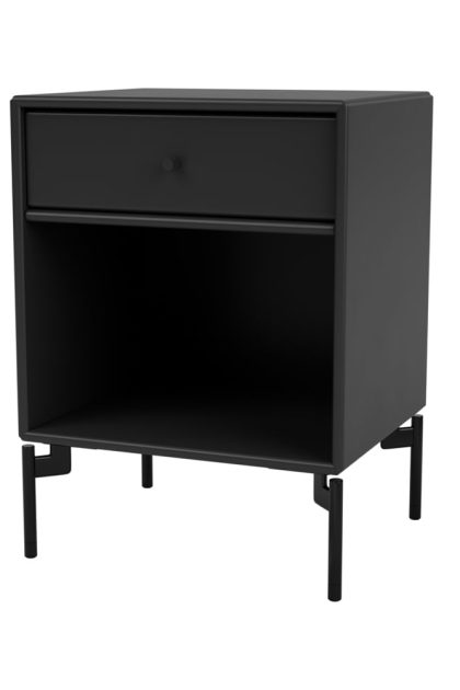 Montana dream sängbord black 05, svartlackade ben