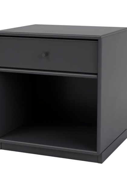 Montana dream sängbord anthracite 04, sockel 3cm