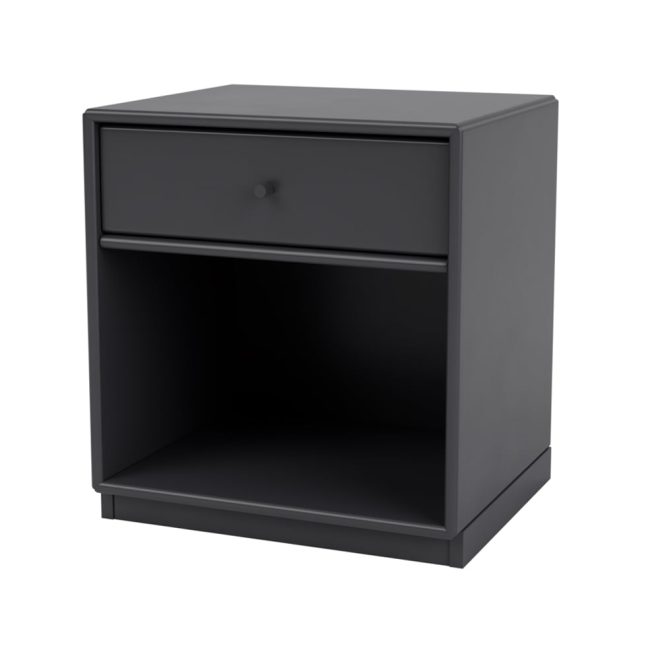 Montana dream sängbord anthracite 04, sockel 3cm