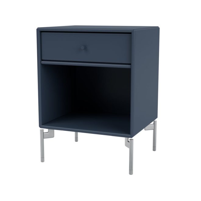Montana dream sängbord juniper 138, kromben