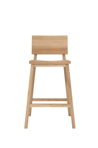 Ethnicraft n3 barstol oak wax oil 49x50 cm