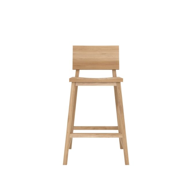 Ethnicraft n3 barstol oak wax oil 49x50 cm