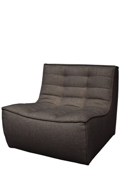 Ethnicraft n701 fåtölj tyg dark grey