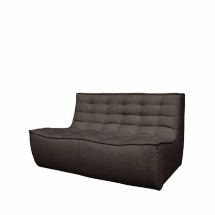 Ethnicraft n701 soffa 2-sits tyg dark grey