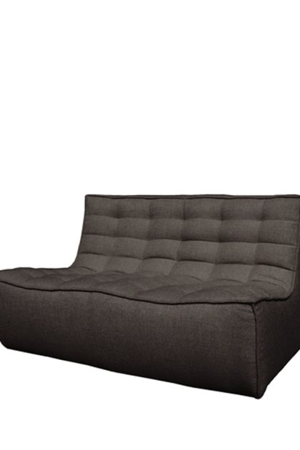Ethnicraft n701 soffa 2-sits tyg dark grey