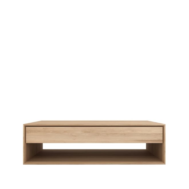 Ethnicraft nordic soffbord vaxoljad ek 1 låda 120x70 cm