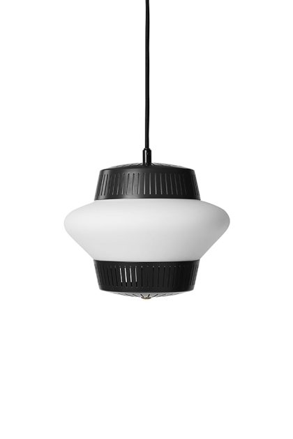 Warm nordic opal arch pendel black noir, sandblästrad opal