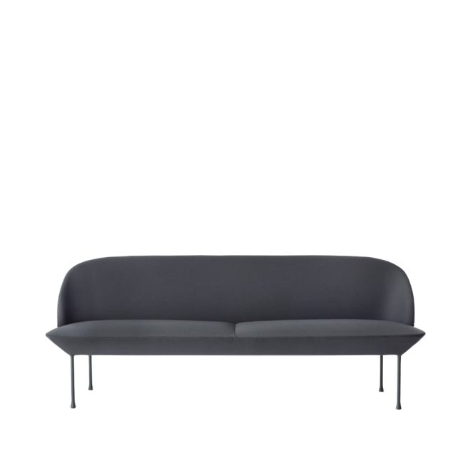 Muuto oslo soffa 3-sits steelcut 180-dark grey