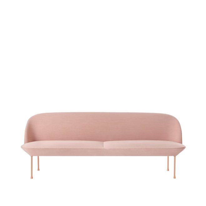 Muuto oslo soffa 3-sits steelcut trio 515-rose