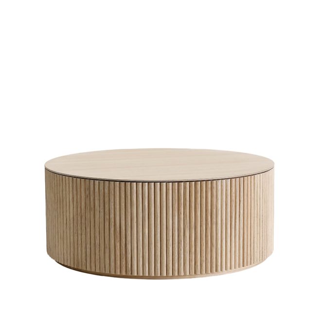 Asplund grand palais soffbord vitbetsad ek (p2), stomme vitbetsad ek