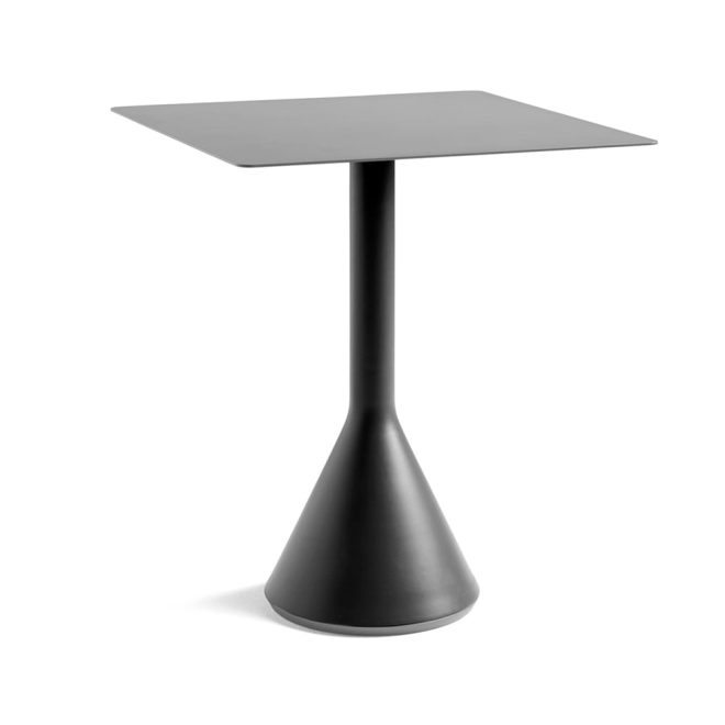 Hay palissade cone kvadratiskt cafébord 65x65 cm anthracite