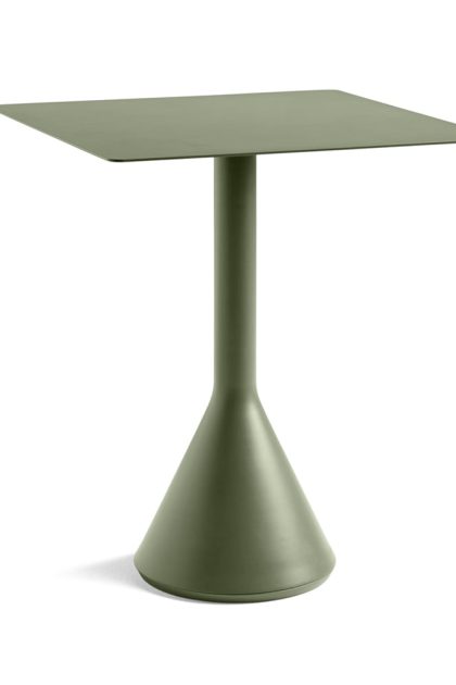 Hay palissade cone kvadratiskt cafébord 65x65 cm olive
