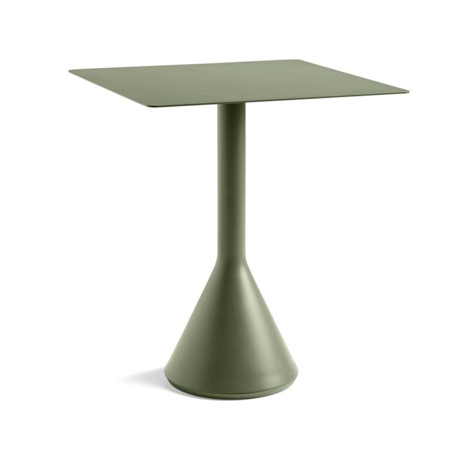 Hay palissade cone kvadratiskt cafébord 65x65 cm olive