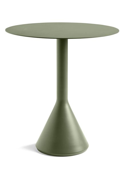 Hay palissade cone runt cafébord olive, ø70