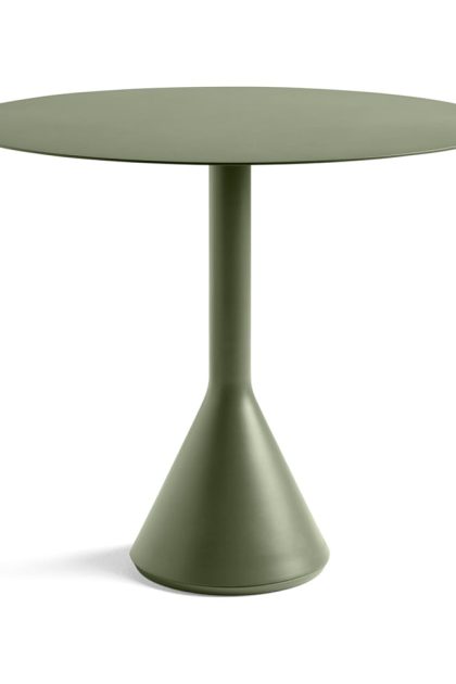 Hay palissade cone runt cafébord olive, ø90