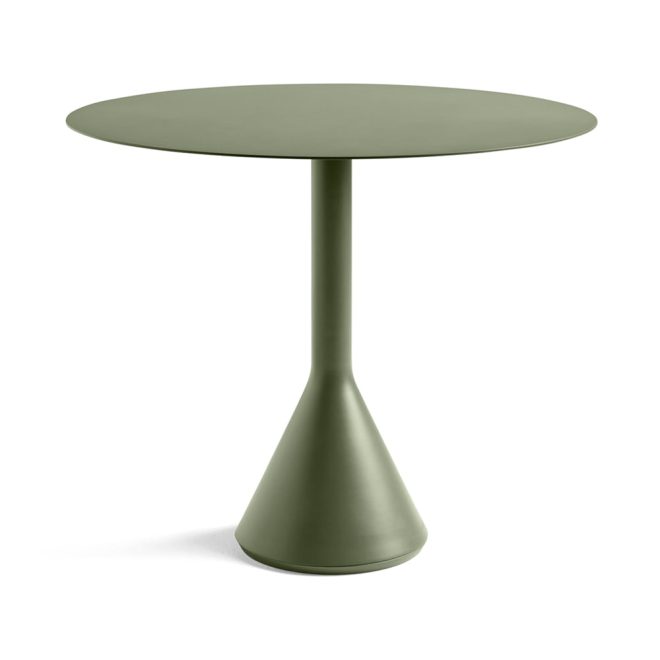 Hay palissade cone runt cafébord olive, ø90