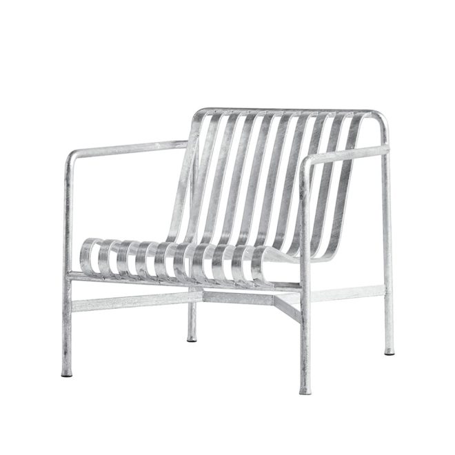 Hay palissade low loungefåtölj hot galvanised